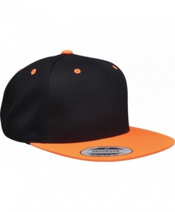 The Original Classic SnapBack Cap - All Colors Available - Black/Neon ...