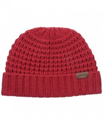 Pendleton Men's Fitted Chunky Beanie - Red - C112LOJ7E65