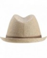 Life good Linen Fedora Brown