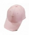 YABINA Unisex Silver Ring Piercing Rock Cotton Baseball Hat Truckers - Pink - CD12JKZJJKT