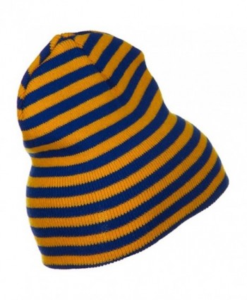 Artex Trendy Striped Beanie Yellow in Men's Skullies & Beanies