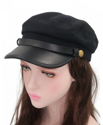 Roffatide Chauffeur Costume Cosplay Officer in Men's Newsboy Caps