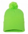ZUZIFY Pom Pom Knit Winter Beanie. RE0174 - Neon Green - CO187NIEEYE