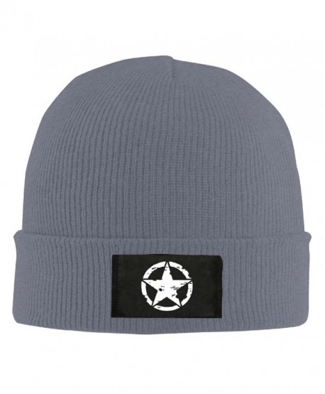 FS&DM Cap Oscar Mike Jeep Military Star Unisex Skull Cap toboggan Knit Hat Warm Hat. - Asphalt - CD188A08G9N