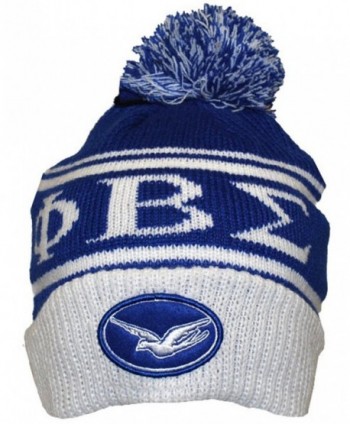 Phi Beta Sigma Fraternity Mens Beanie Blue - CL12O6XRCCT