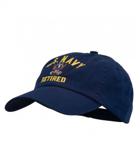 US Navy Retired Embroidered Pet Spun Cap - Navy - CB11USNG59B