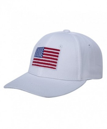 American Embroidered Cotton Adjustable Baseball in Men's Baseball Caps