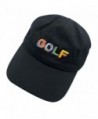 Golf Dad Hat Baseball Cap 3D Embroidered Adjustable Snapback Unisex - Multicoloured - CO185ED50AE
