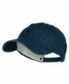 Mega Cap Cotton Denim Baseball Cap - Blue - CE11174X633