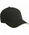 Yupoong Flexfit Cool & Dry Sandwich Baseball Cap 6077 - Black/Silver - CJ113BUU3WX