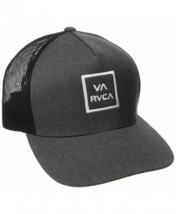 RVCA Men's VA All The Way Truck Hat - Charcoal Heather - C811C011J9Z