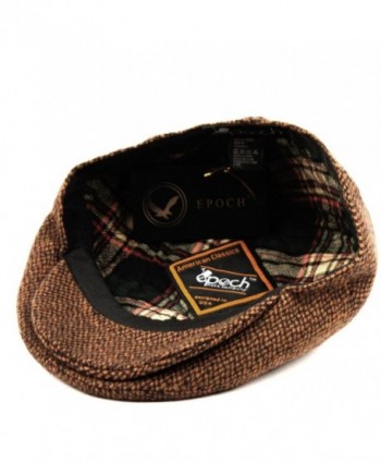 Herringbone Tweed Newsboy Cabbie Driving in Men's Newsboy Caps