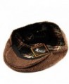 Herringbone Tweed Newsboy Cabbie Driving in Men's Newsboy Caps