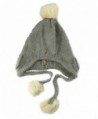 American Rag Pom Pom Faux Fur Trapper Winter Hat - Heather Grey - CZ11BAOQV7R