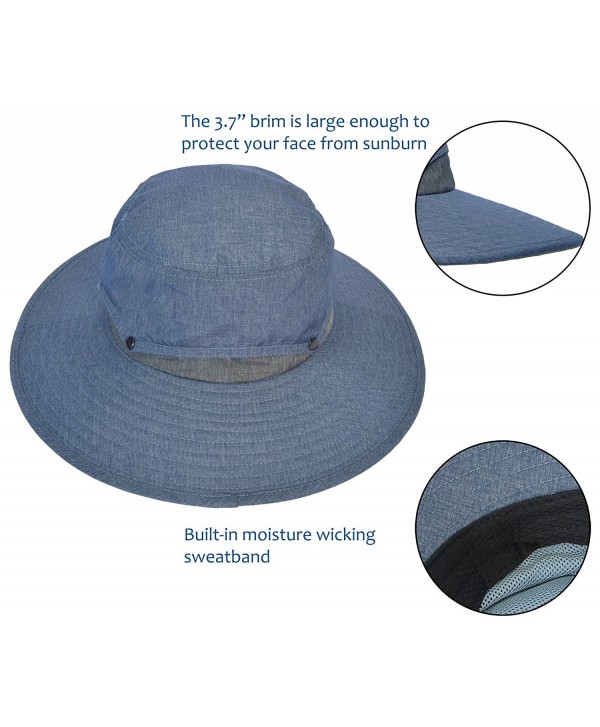 Outdoor Sun Protection Hat Wide Brim Fishing Safari Cap w/Collapsible ...