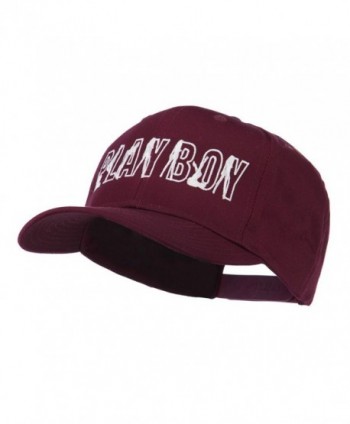 Playboy Embroidered Cap Maroon OSFM