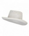 Gambler Shape Toyo Hat - White - C412ENSC9HN