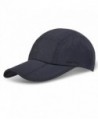 9M Clothing Company Unisex Foldable UPF 50+ Quick Dry Baseball Cap With Long Bill Portable Sun Hats - Navy Blue - CX1868Y0TT3