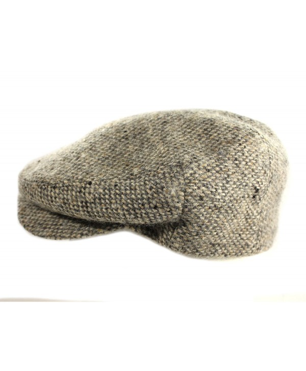 Biddy Murphy IVY Cap 100% Wool Tweed Tan Fleck Jonathan Richards Irish Made - CK17Z3Q05SU