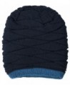 Loritta Winter Knitting Slouchy Beanie in Men's Skullies & Beanies