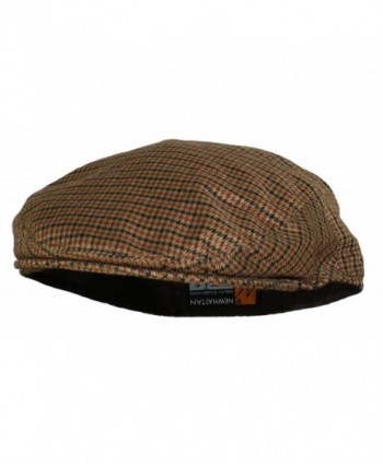 Ted Jack Herringbone Driving Quilted in Men's Newsboy Caps