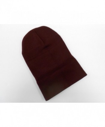 Long Beanie Maroon Warm Winter