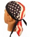 Skull Cap Biker Caps Headwraps Doo Rags - Large US Flag - CC12ELHP8RJ