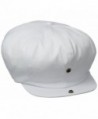 Dorfman Pacific Co. Men's White Cap 8/4 Panel - White - C7115NMVFYH