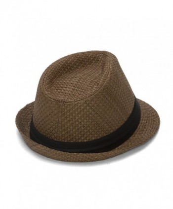 Gravity Straw Fedora Patch Emblem in Men's Fedoras