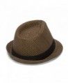 Gravity Straw Fedora Patch Emblem in Men's Fedoras