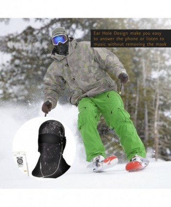 OUMAL Windproof Balaclava Fleece Outdoor in Men's Balaclavas