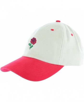 Rose Flower Dad Hat Cap