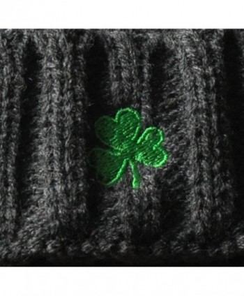 Man Aran Acrylic Embroidered Shamrock