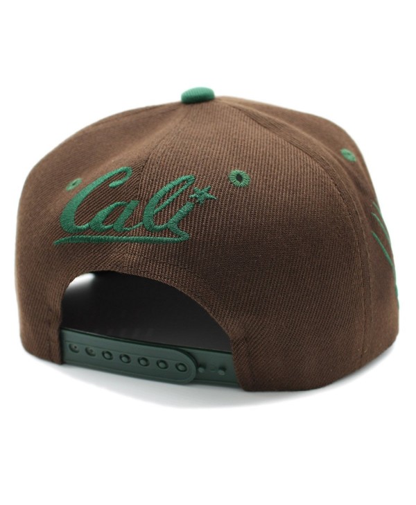 Embroidered California Republic With Bear Claw Scratch Snapback Cap ...