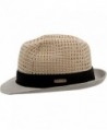 Sterkowski Summer Linen Trilby Sun Hat with Openwork Crown - CU11OHTDORX