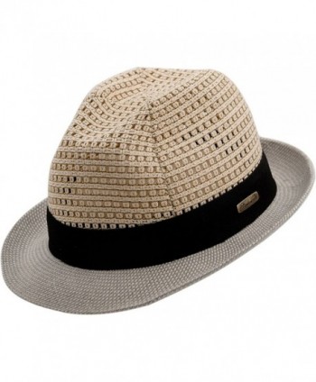 Sterkowski Summer Linen Trilby Openwork in Men's Fedoras