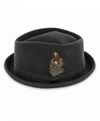 Belfry Jazz Diamond Porkpie Large in Men's Fedoras