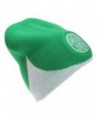 Celtic FC Official Wave Knitted Soccer/Football Crest Winter Beanie Hat - Green/white - CI123FTD4XJ