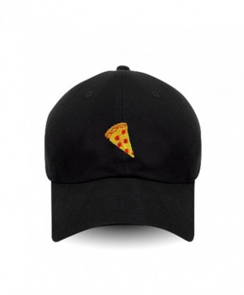 Pizza Embroidered Dad Hat 100% Cotton Baseball Cap For Men And Women - CD17Y0R6QHQ
