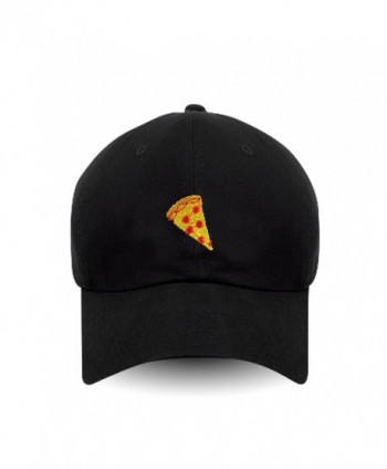 Pizza Embroidered Cotton Baseball Women