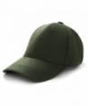 ZOMOY Baseball Hat Unisex Faux Suede Cotton Adjustable Plain Cap Polo Style - Army Green - C41859H3K4K