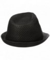 Levis Straw Fedora Twill Black