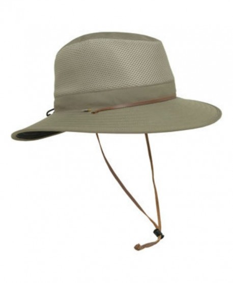 Solar Escape Outback Men's UV Protection Hat-Olive - CD12DHWVJQD