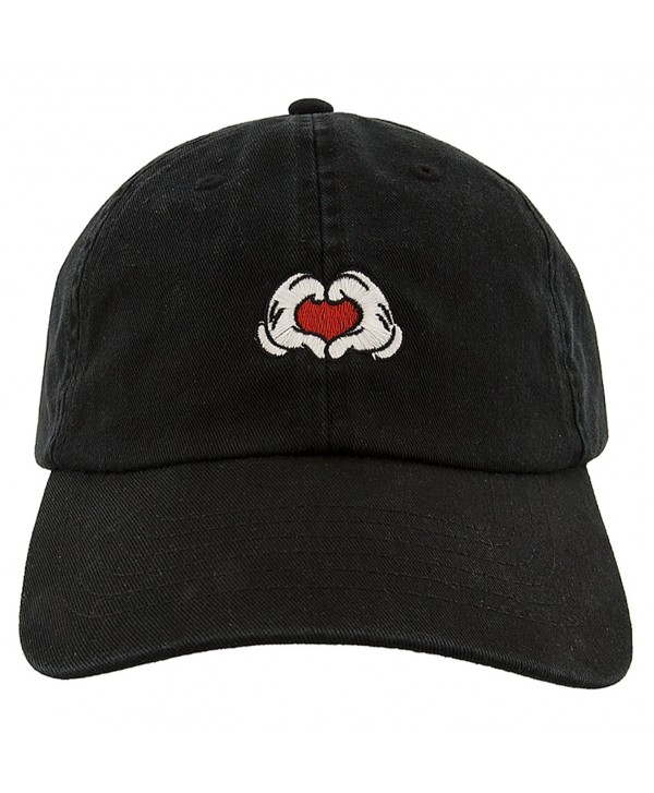 Disney Parks Mickey Hands & Heart Baseball Cap - CW1807Z2286