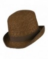 Wheat Braid Top Hat Fedora in Men's Fedoras