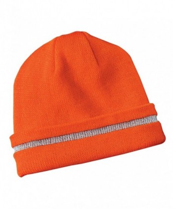 Safety Beanie Reflective Stripe Color