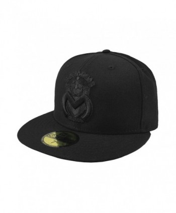 New Era 59Fifty Hat Monarcas Morelia Michoacan Mexican League Black Fitted Cap - CO18924NDQG