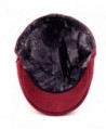 EPOCH Leather newsboy Hunting Burgundy in Men's Newsboy Caps