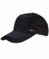 Mens Summer Quick-dry Ultra Mesh Big Brim Taffeta Running Baseball Hat Cap Visor - Black - CR12E5MMXDH
