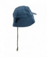 MG Washed Cotton Flap Hat Navy in Men's Sun Hats